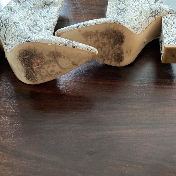 Raye Snakeskin Print Boots - Picture 7 of 9